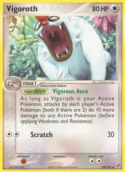 Vigoroth card in English