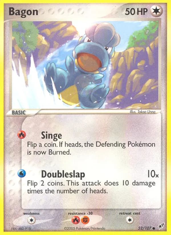 Bagon card in English