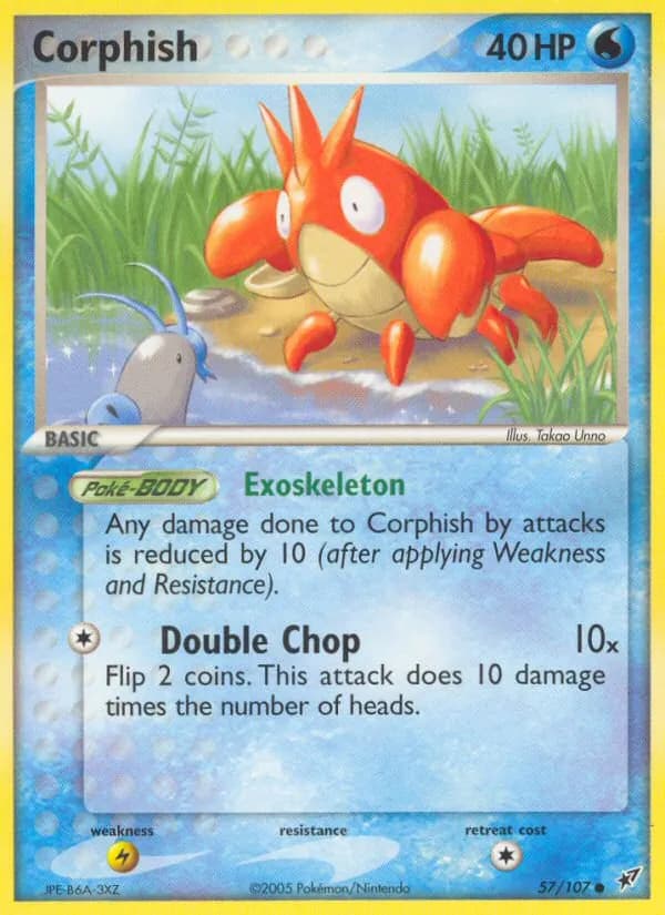 Corphish card in English