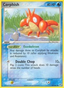 Corphish card in English