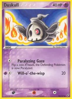 Duskull card in English