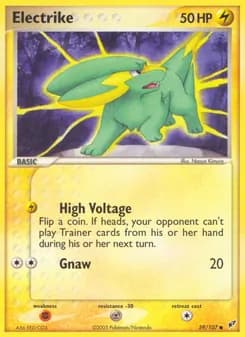 Electrike card in English