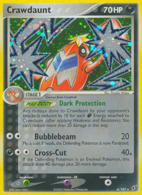 Crawdaunt card in English