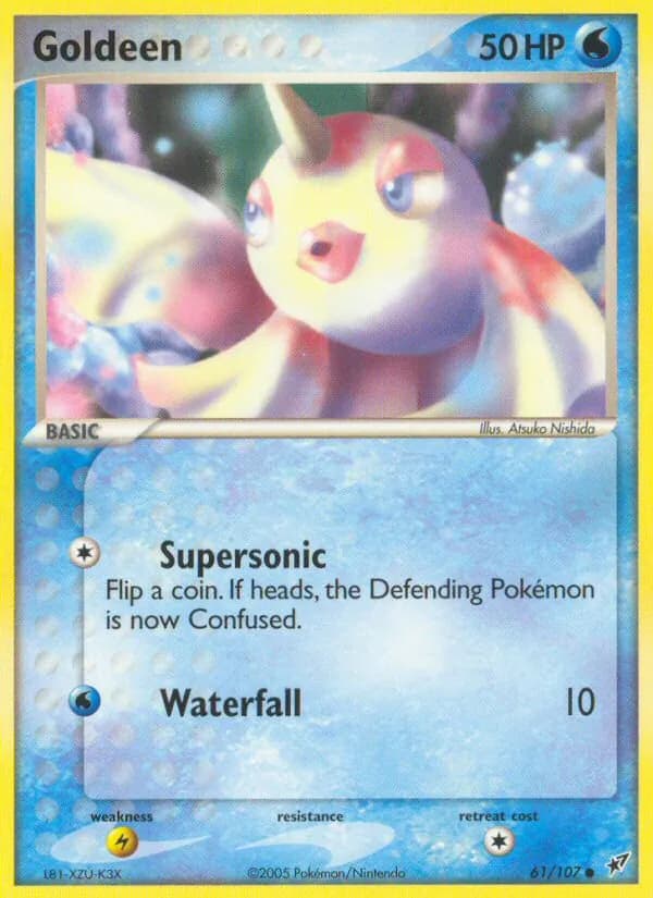 Goldeen card in English