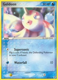 Goldeen card in English