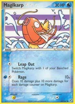 Magikarp card in English