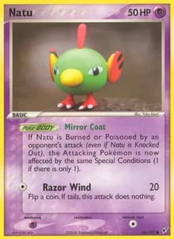 Natu card in English