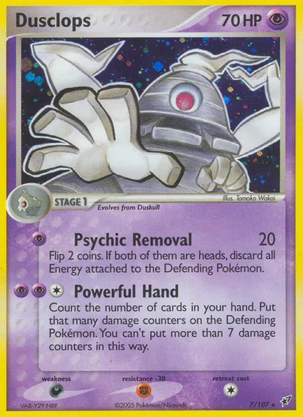 Dusclops card in English