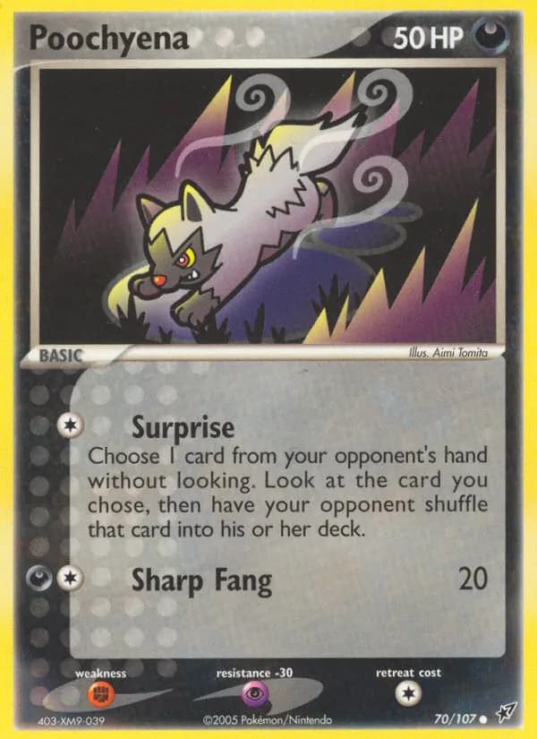 Poochyena card in English