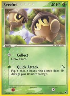 Seedot card in English