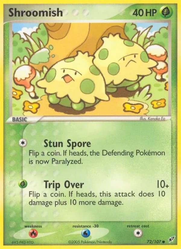 Shroomish card in English