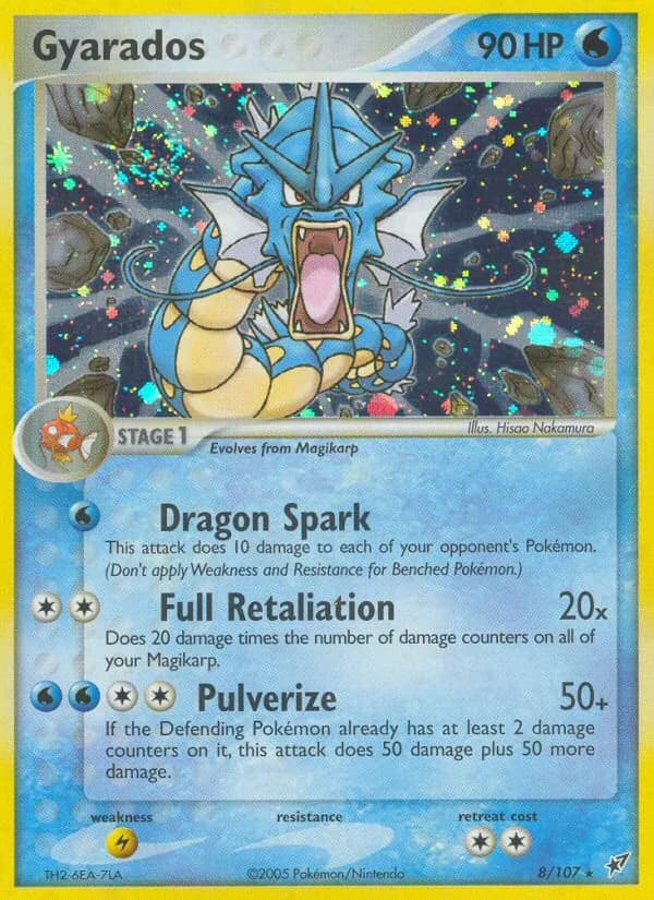 Gyarados card in English