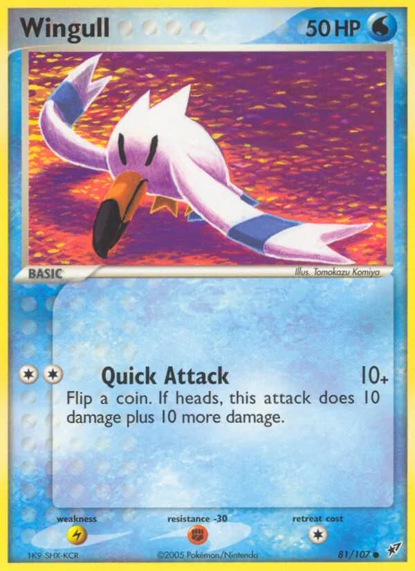 Wingull card in English