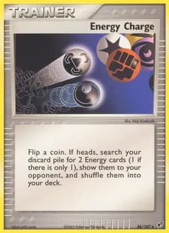 Energy Charge card in English