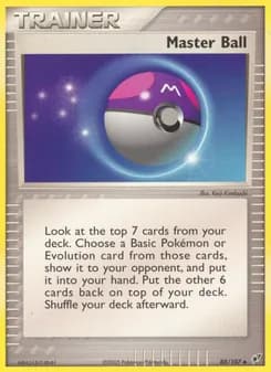 Master Ball card in English