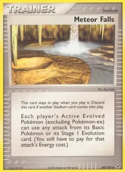 Meteor Falls card in English