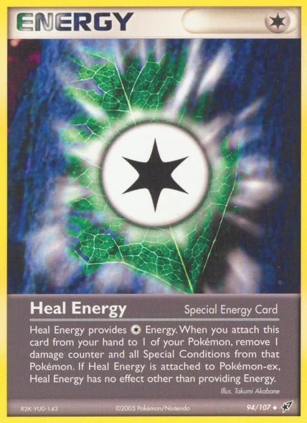 Heal Energy card in English