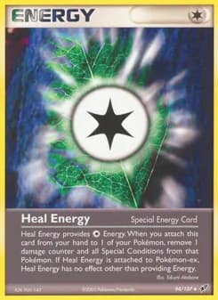 Heal Energy card in English
