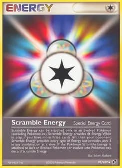 Scramble Energy card in English