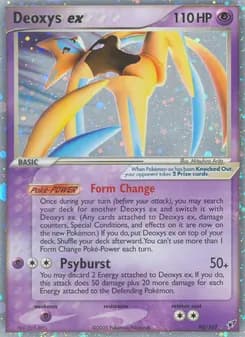 Deoxys ex card in English