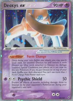 Deoxys ex card in English