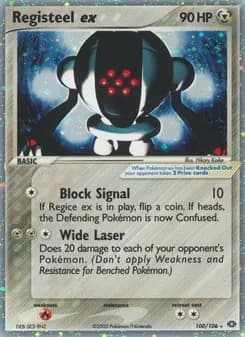 Registeel ex card in English