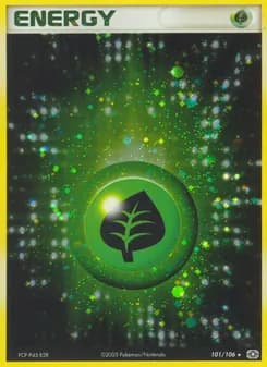 Grass Energy card in English