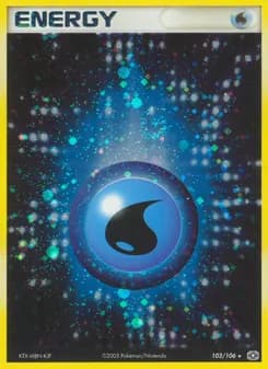 Water Energy card in English