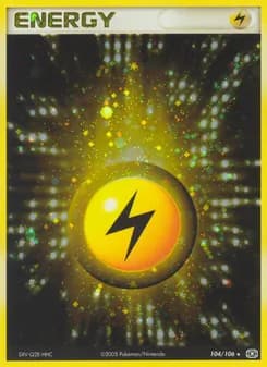 Lightning Energy card in English