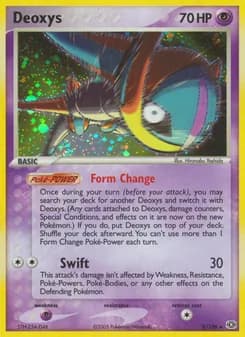 Deoxys card in English