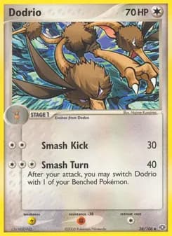 Dodrio card in English