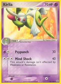 Kirlia card in English