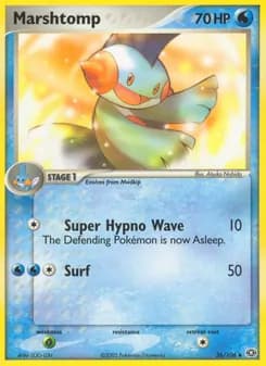 Marshtomp card in English
