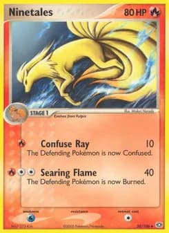 Ninetales card in English
