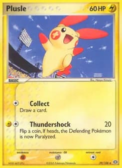Plusle card in English