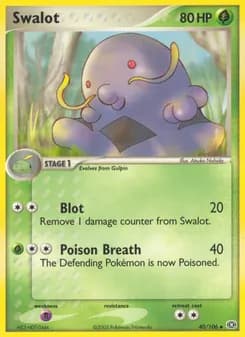 Swalot card in English