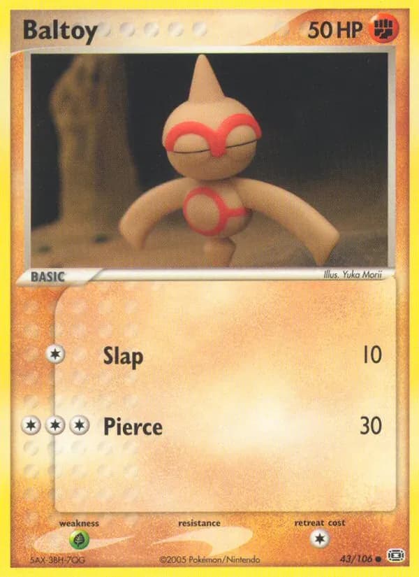 Baltoy card in English