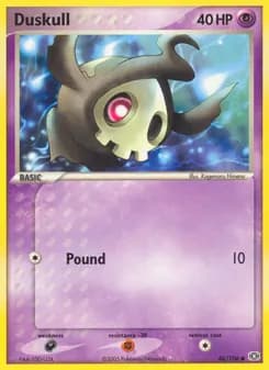 Duskull card in English