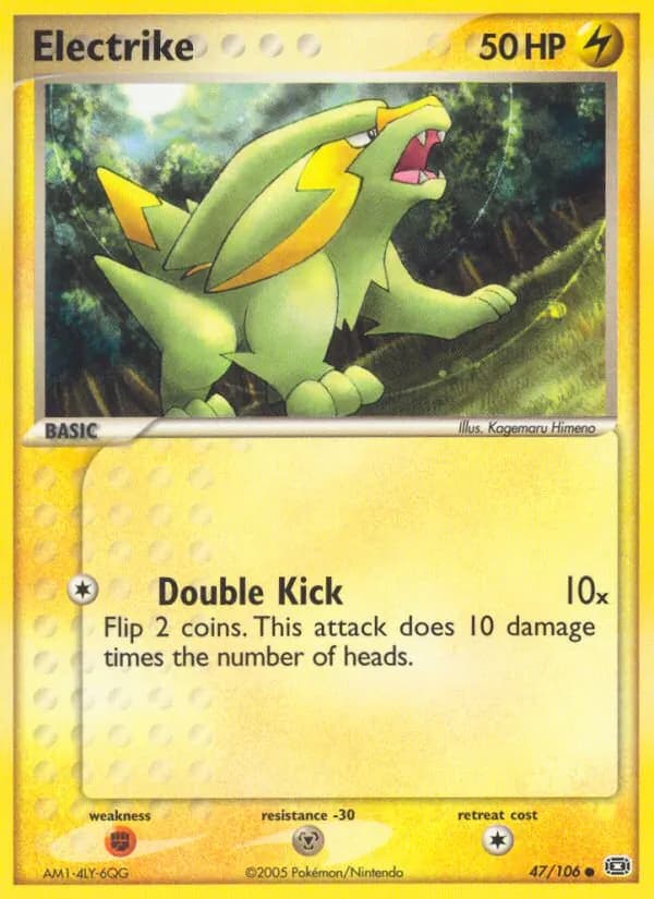 Electrike card in English