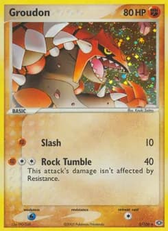 Groudon card in English