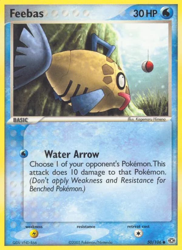 Feebas card in English