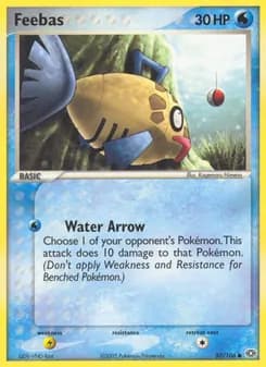 Feebas card in English