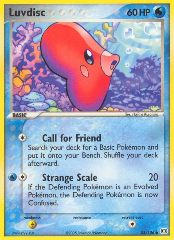 Luvdisc card in English