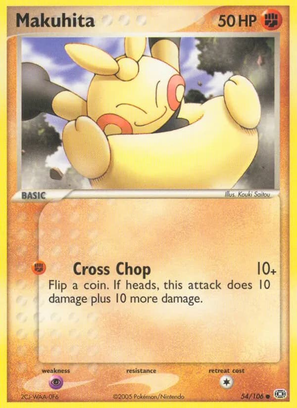 Makuhita card in English