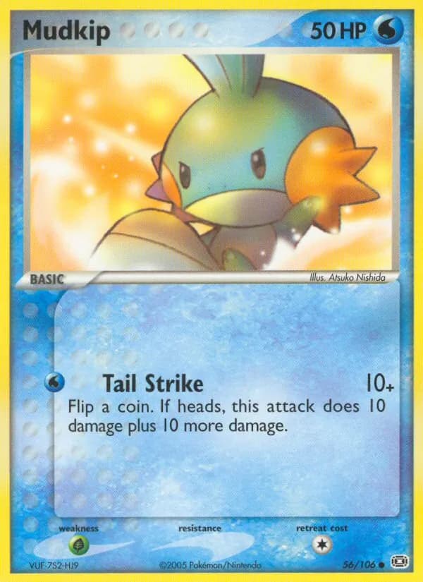 Mudkip card in English