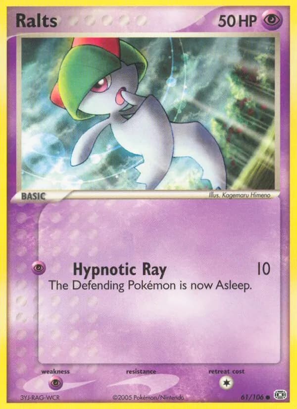 Ralts card in English