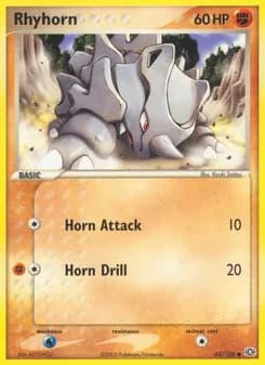 Rhyhorn card in English