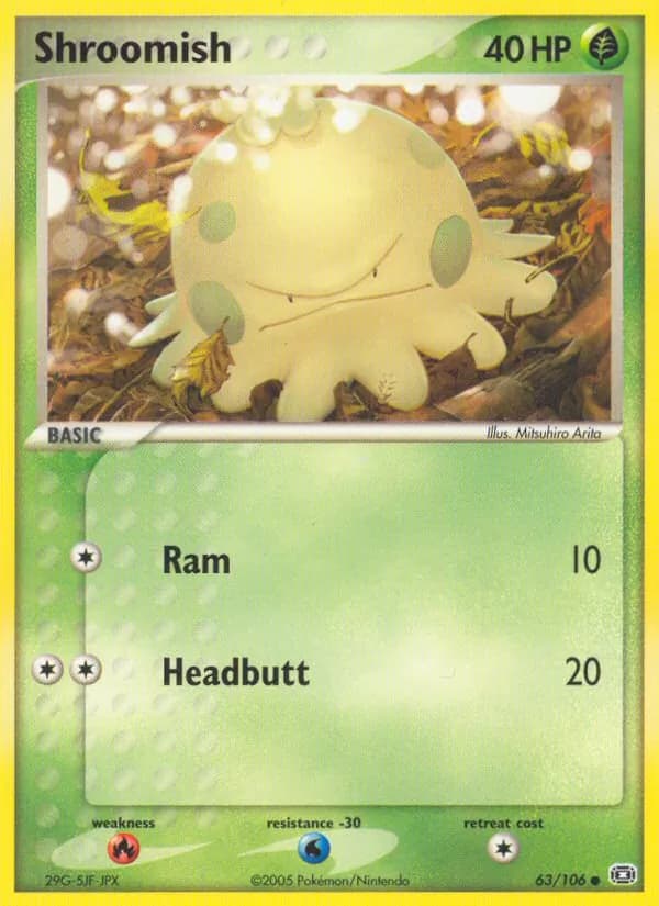 Shroomish card in English