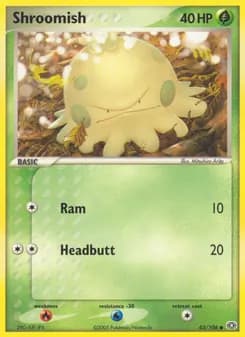 Shroomish card in English