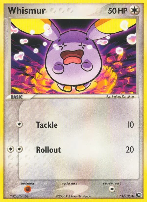 Whismur card in English